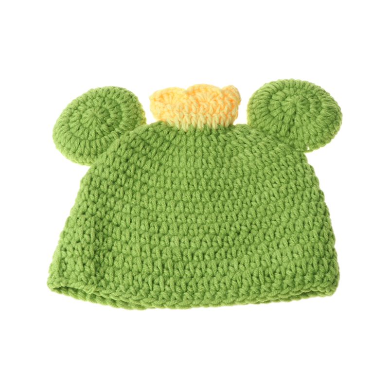 Bộ Áo Liền Quần Bằng Cotton + Mũ Đội Dành Cho Bé Sơ Sinh Chụp Ảnh