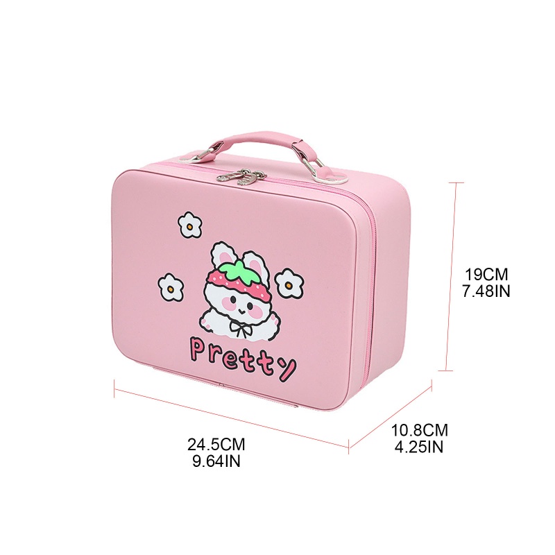 Túi Đựng Mỹ Phẩm Chống Thấm Nước Có Khóa Kéo Tiện Dụng Mang Theo Du Lịch