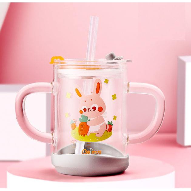 CỐC SỮA TRẺ EM 2 TAY CẦM XUẤT HÀN QUỐC