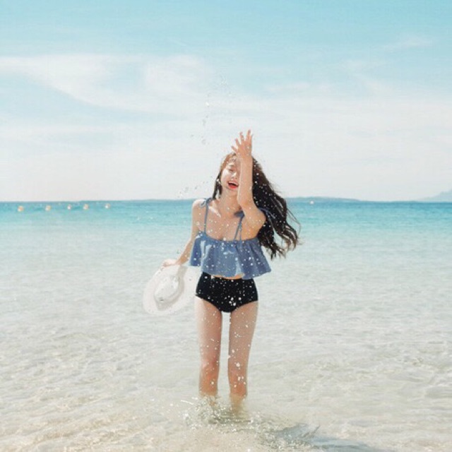 Bikini Bèo Xanh CoBan Tiểu Thư Siêu Xinh Hàng Quảng Châu Chất Đẹp