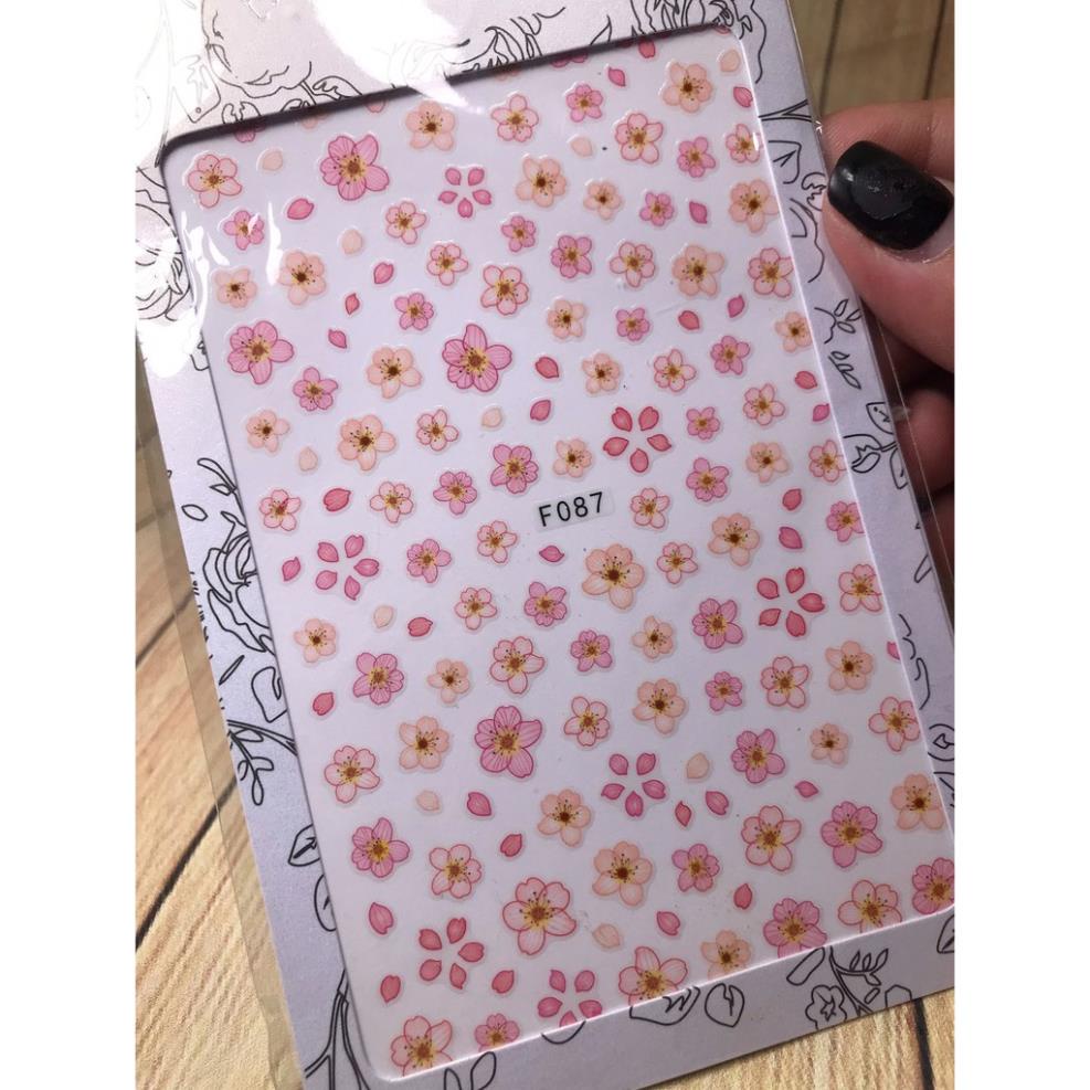 Hình dán móng tay HOA 5 CÁNH F087