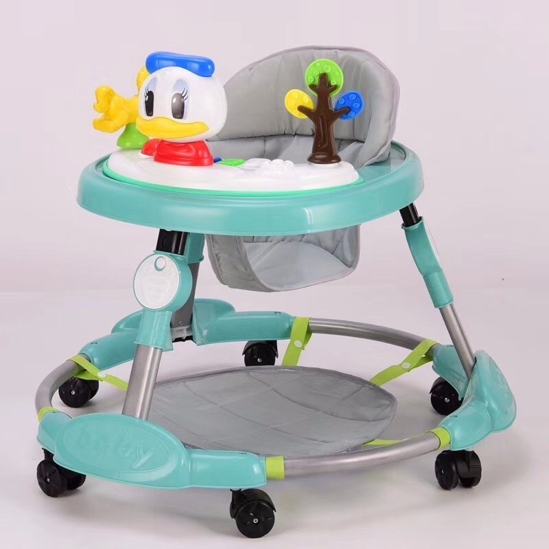 Xe tròn tập đi con vịt ngộ nghĩnh có nhạc