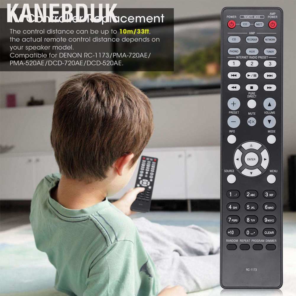 Đồ điều khiển thay thế dành cho TV DENON RC‑1173/PMA‑720AE/PMA‑520AE/DCD‑720AE/DCD‑520AE