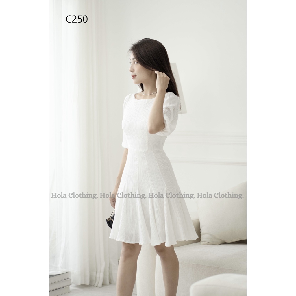 C250-Đầm công sở màu hồng miumiu