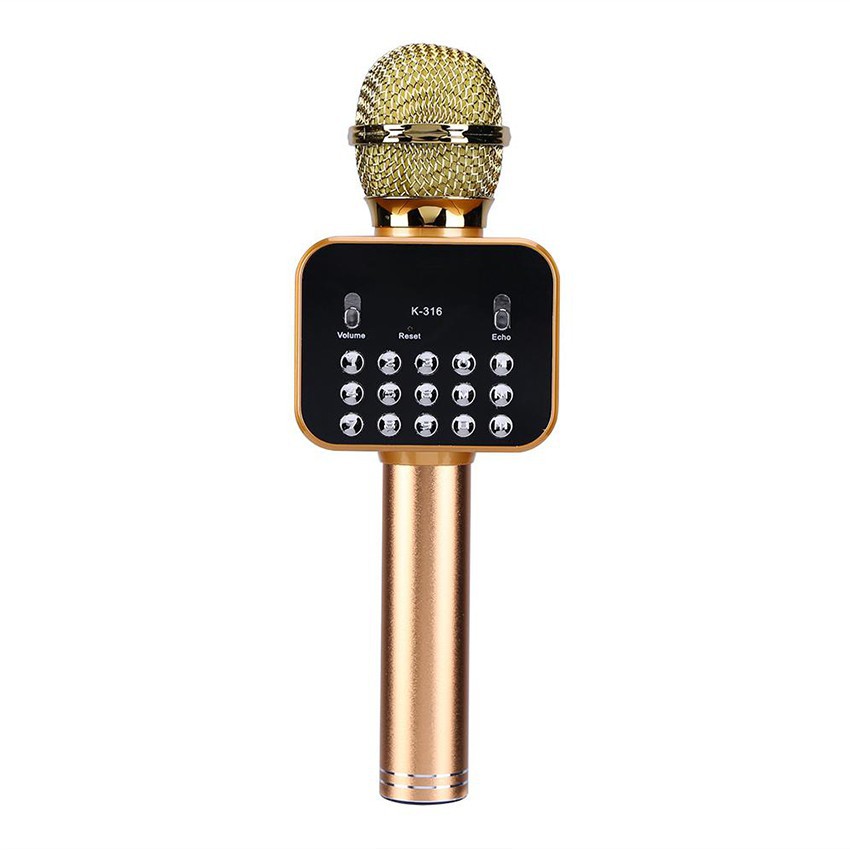 [ Siêu rẻ ] Micro Karaoke Bluetooth K-316