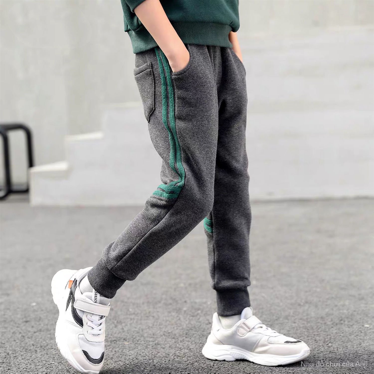 Autumn And Winter Big Boys Children Casual Sports Pants