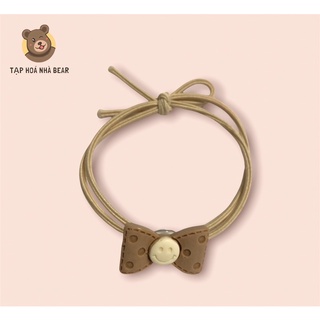 Dây Cột Tóc Cao Su Co Giãn Phong Cách Hàn Quốc