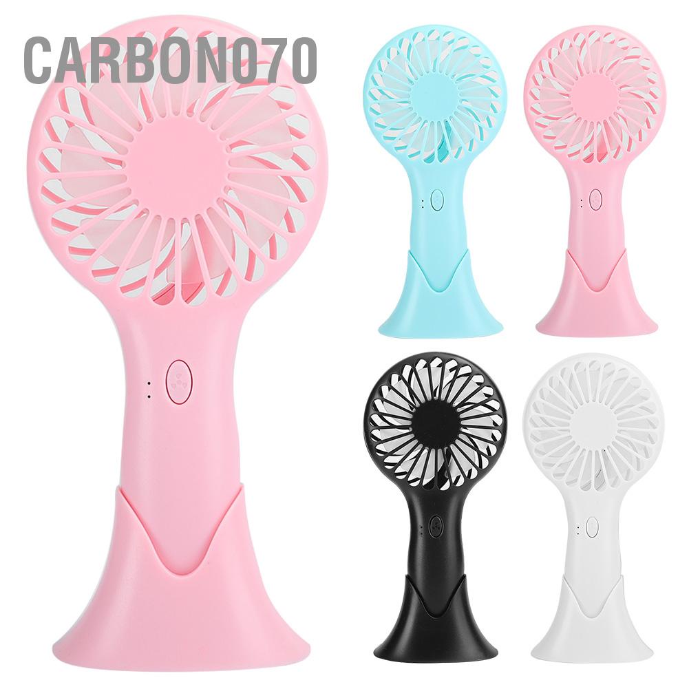 Quạt điện cầm tay nhỏ nhắn để bàn có 3 mức độ gió di động dùng cho văn phòng và tại nhà