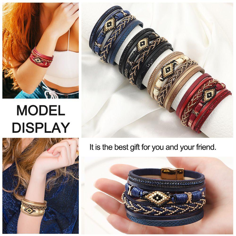 Vòng Tay Chuỗi Hạt Nhiều Lớp Thời Trang