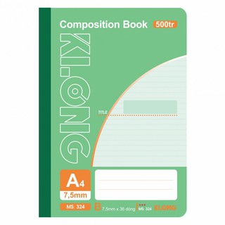 Sổ KLong 324 A4