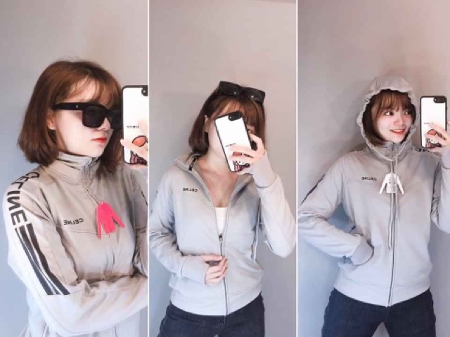Áo Khoác CéLin Nón Có Thể Tháo Rời