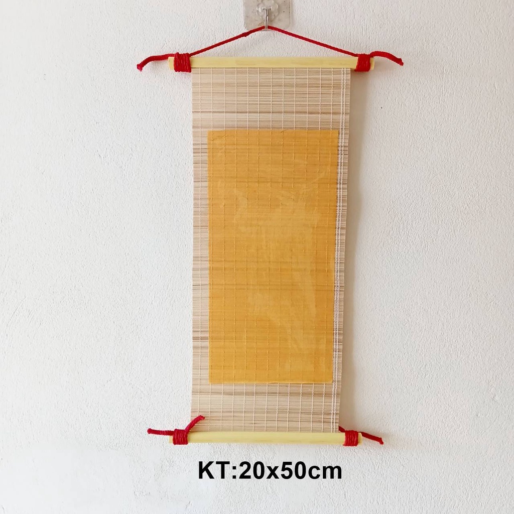 Mành tre thư pháp 20x50cm các mẫu