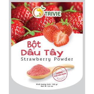 Bột Dâu Tây Trivie