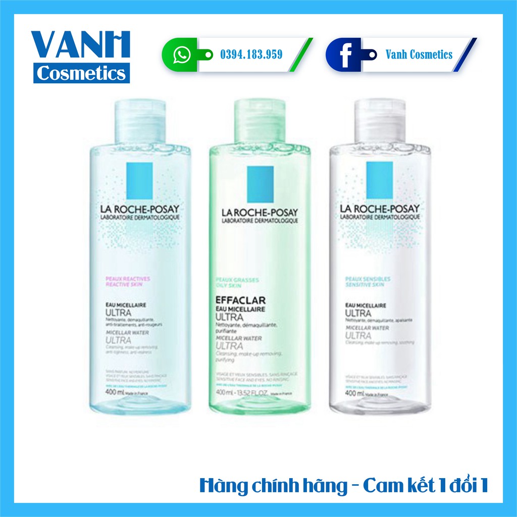 Nước tẩy trang La Roche Possay - Vanh Cosmetics