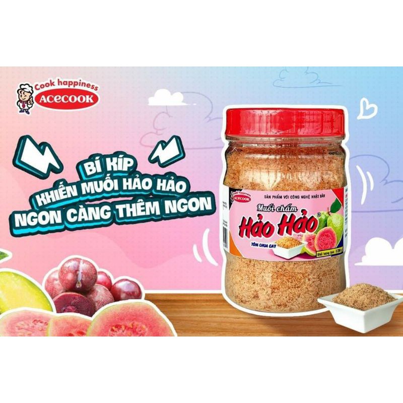 Muối Hảo Hảo Chấm Hoa quả, thức ăn Chính Hãng - hũ 120gr