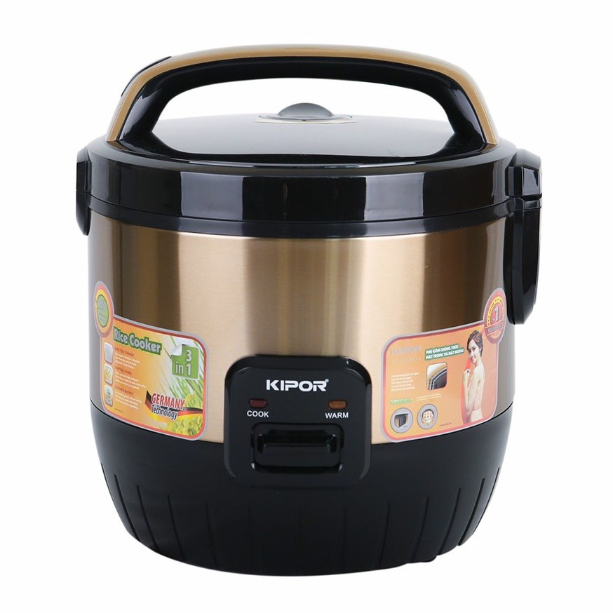 ✠♕❁Nồi cơm điện lòng niêu Kipor - KP-N6518, 1.8L, 700W, đun dày 3mm, 5 lớp chống dính, xước