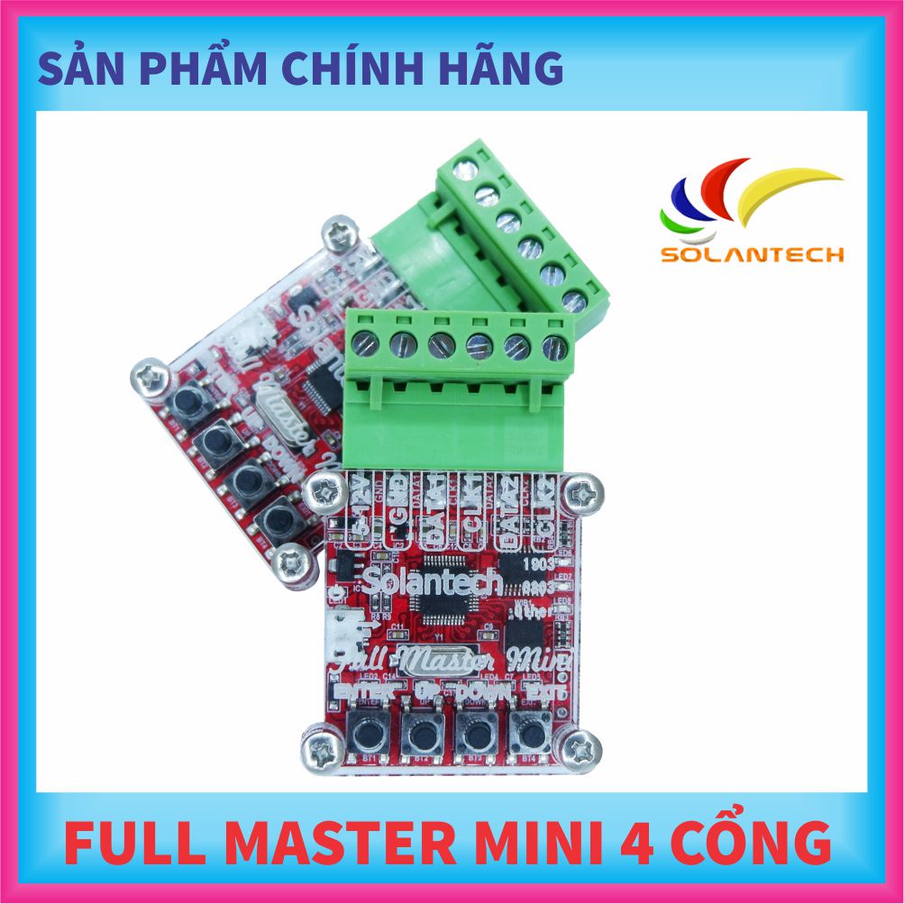 Mạch Điều Khiển LED Full ST master Mini 4 Cổng + TẶNG DÂY CÁP MICRO USB