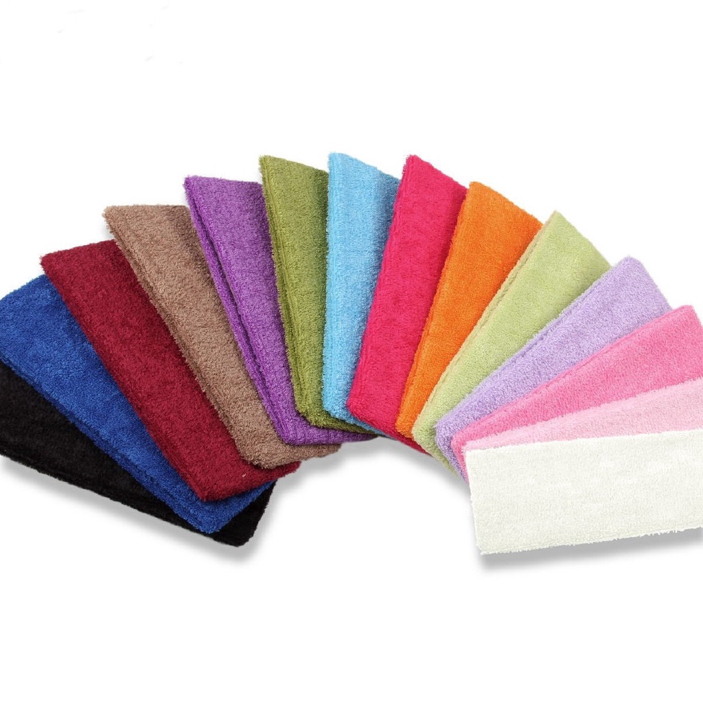 Băng quấn trán thể thao chất liệu cotton co dãn