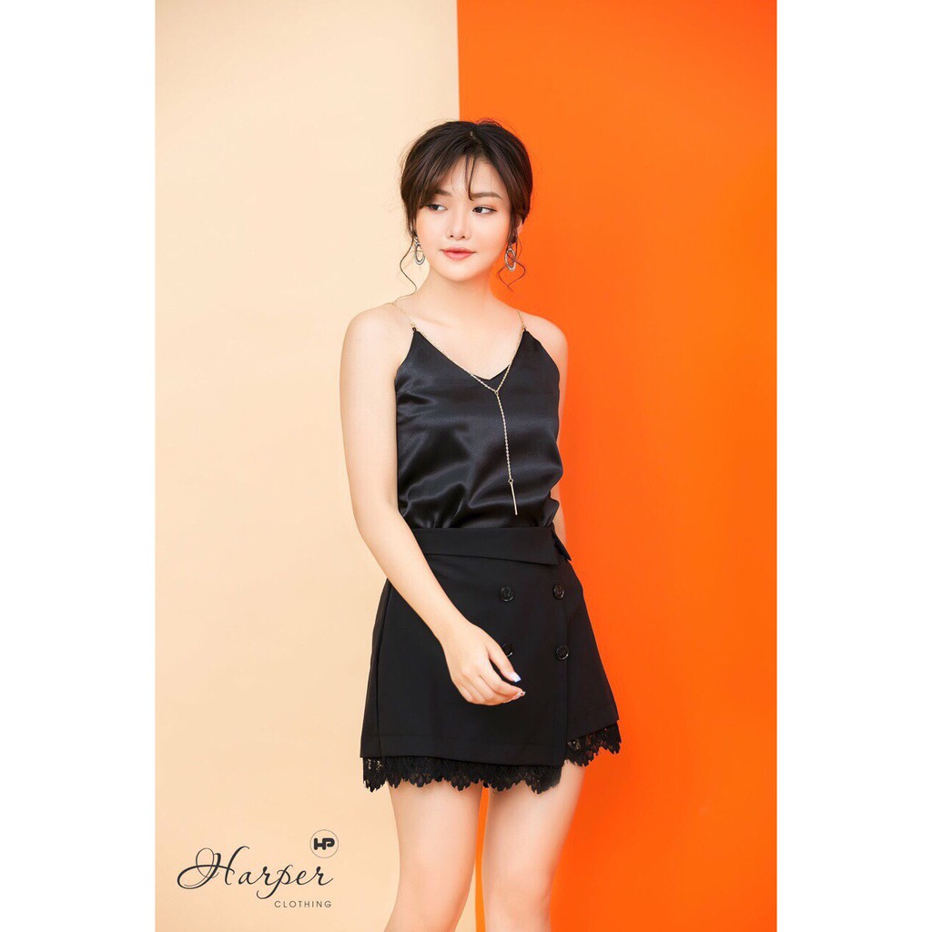 Áo 2 dây phối dây xích