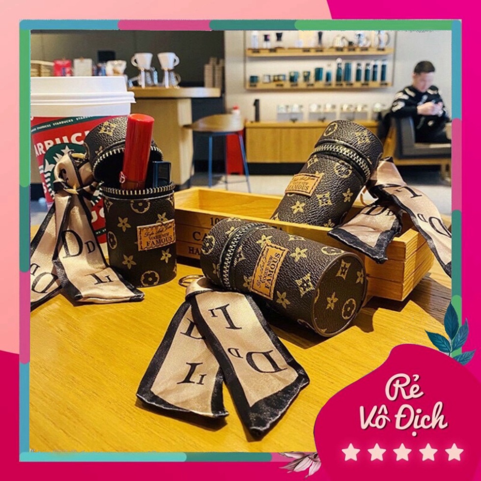 Móc khoá túi mini đựng son phong cách retro - OBI Mart