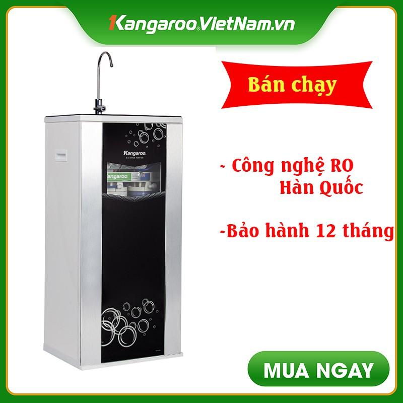 Máy lọc nước Hydrogen Kangaroo KG100HQ VTU - Máy lọc nước quốc dân - Tiện lợi cho mọi nhà - Vị nước ngọt tự nhiên