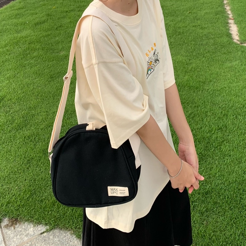 Túi Đeo Chéo Và Cầm Tay “O-nigiri Bag” Vải Canvas