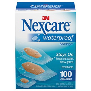 Băng keo cá nhân chống thấm nước NEXCARE -100 miếng