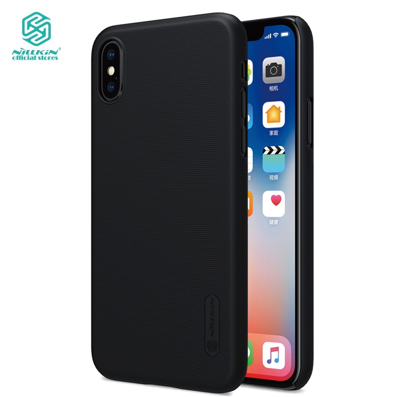 Ốp điện thoại NILLKIN bằng PC siêu mỏng mặt nhám cho Iphone Xs X