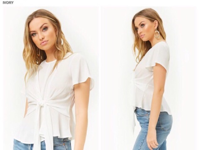 🔆🔆 ÁO CHIFFON CỘT EO F21