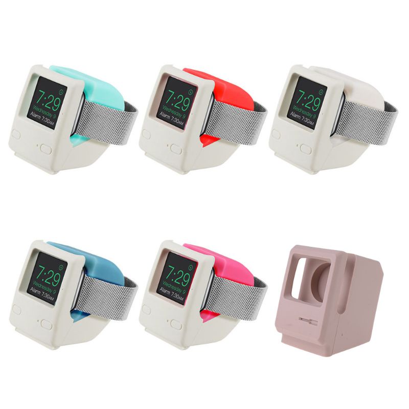 Giá Đỡ Kiêm SạC BằNg Silicon Cho ĐồNg Hồ Đeo Tay TiệN DụNg