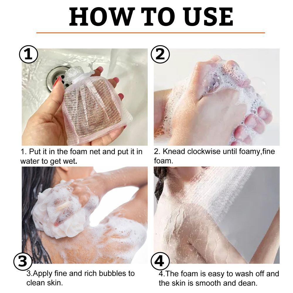 Xà Phòng Tắm Hữu Cơ Massage Làm Săn Chắc Da Nhẹ Dịu