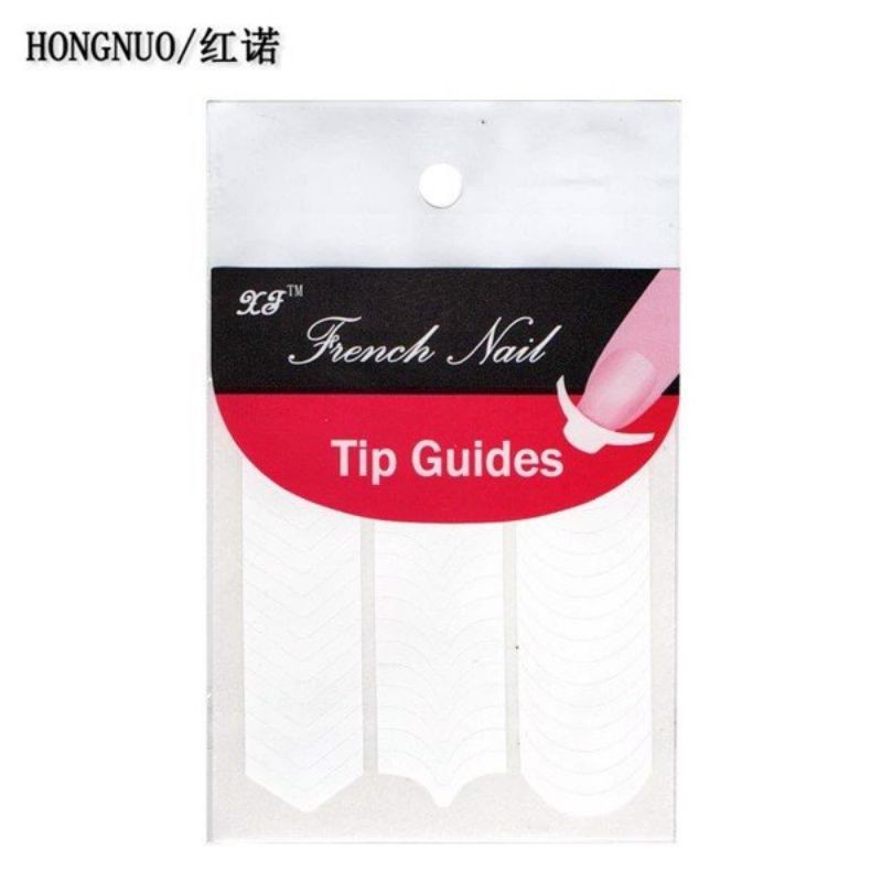 Form Dán French Đầu Móng Để Sơn Tạo Hình Đầu Móng