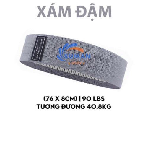 Dây miniband kháng lực Latex tập Yoga-Gym, dây latex tập mông, đùi, chân, mini band tập gym