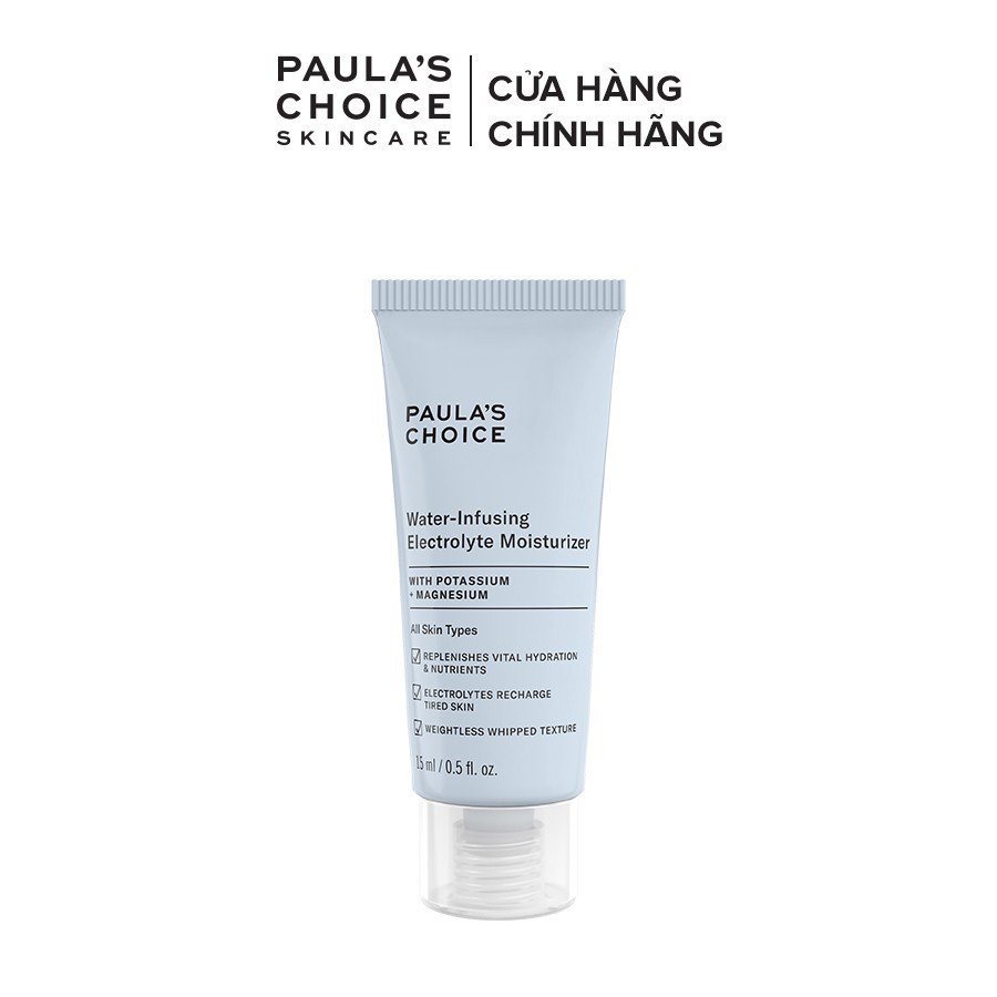 Kem dưỡng ẩm ngậm nước giàu chất điện giải Paula's Choice Water-Infusing Electrolyte Moisturizer 15ml Mã 7007