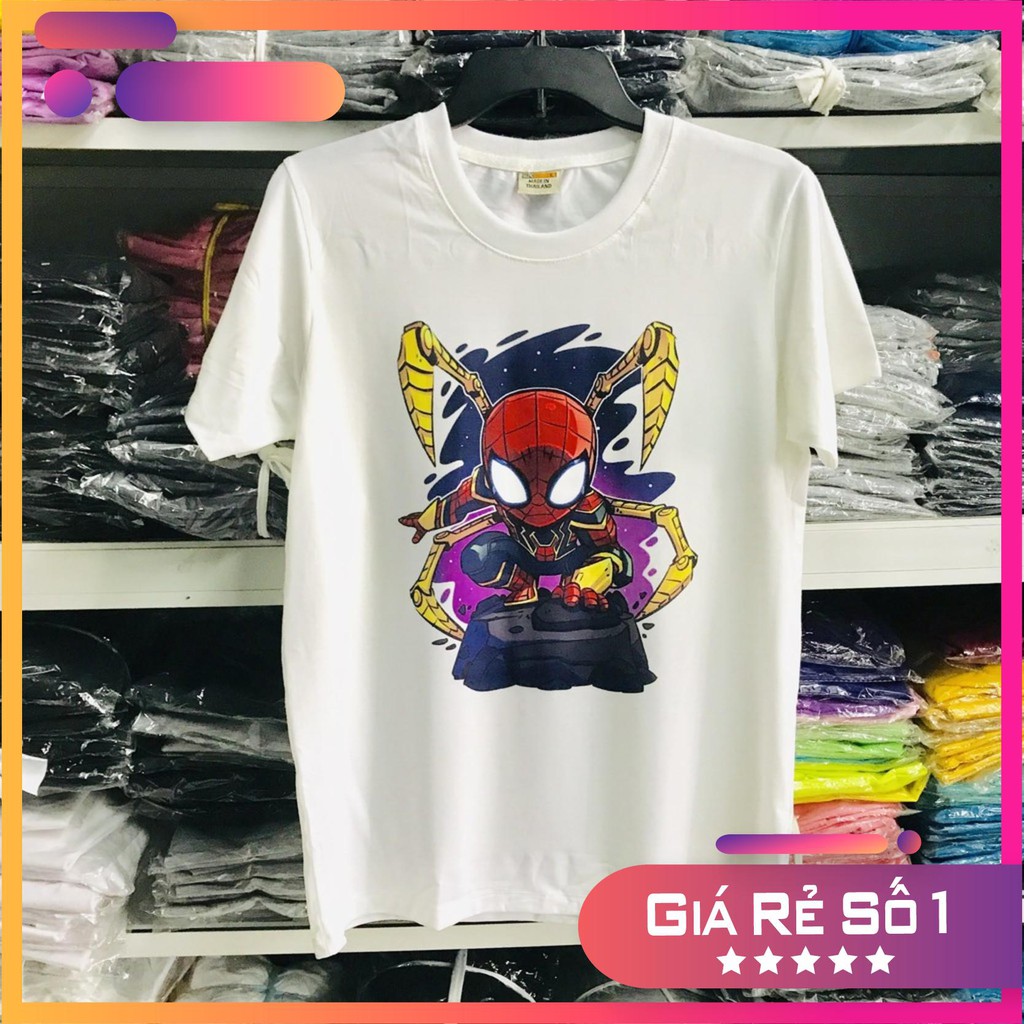 [GIẢM GIÁ] Áo thun Marvel in hình Spider Man Chibi đẹp giá rẻ