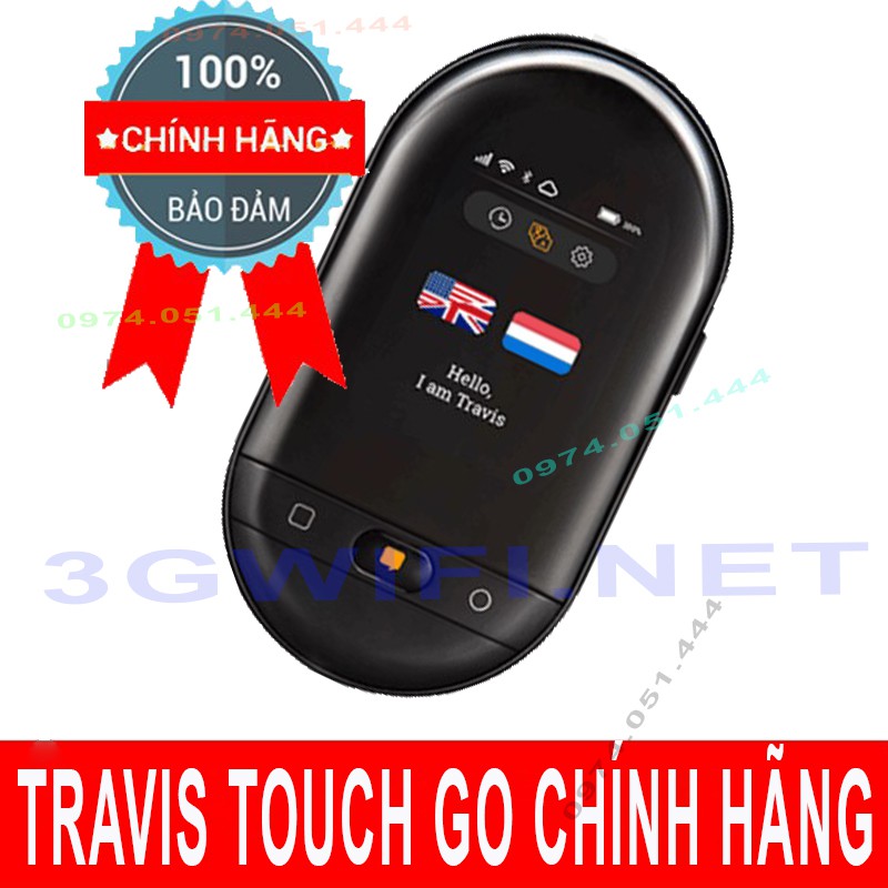 Máy Phiên Dịch Travis Touch Go 2021, 155 Ngôn ngữ, hỗ trợ Esim - Bản mới nhất