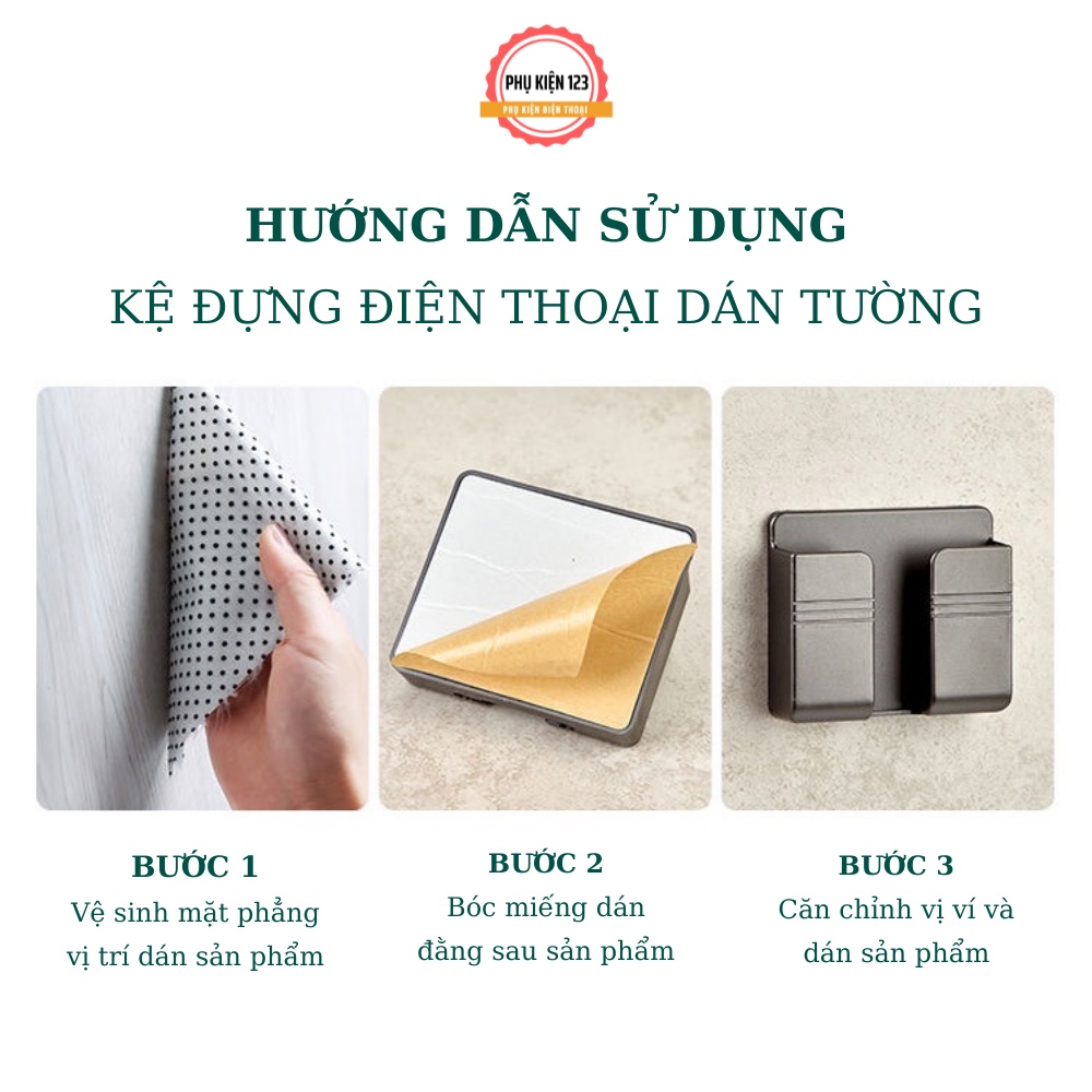 KỆ ĐỰNG ĐIỆN THOẠI DÁN TƯỜNG SIÊU TIỆN LỢI