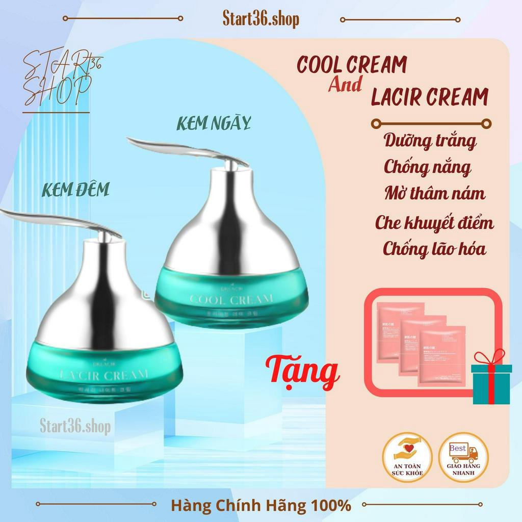 Kem dưỡng trắng da mặt Start36 kem chống nắng Dr Lacir, che khuyết điểm Cool cream, chống lão hóa, kem ngày đêm Dr Lacir