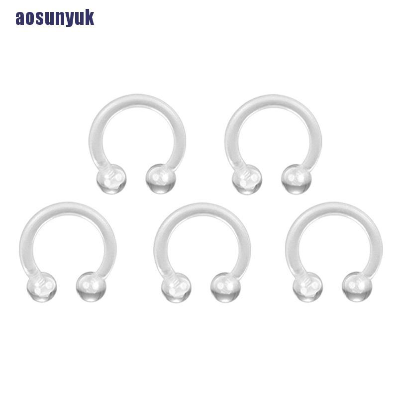 Khuyên Xỏ Cơ Thể Bằng Acrylic Trong Suốt