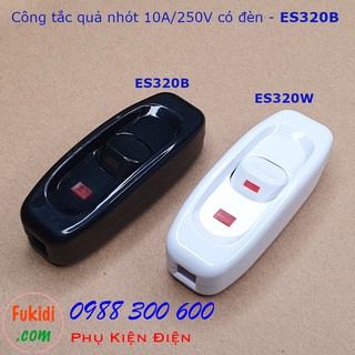 Công tắc treo dây, công tắc quả nhót, 10A 250V có đèn báo ES320