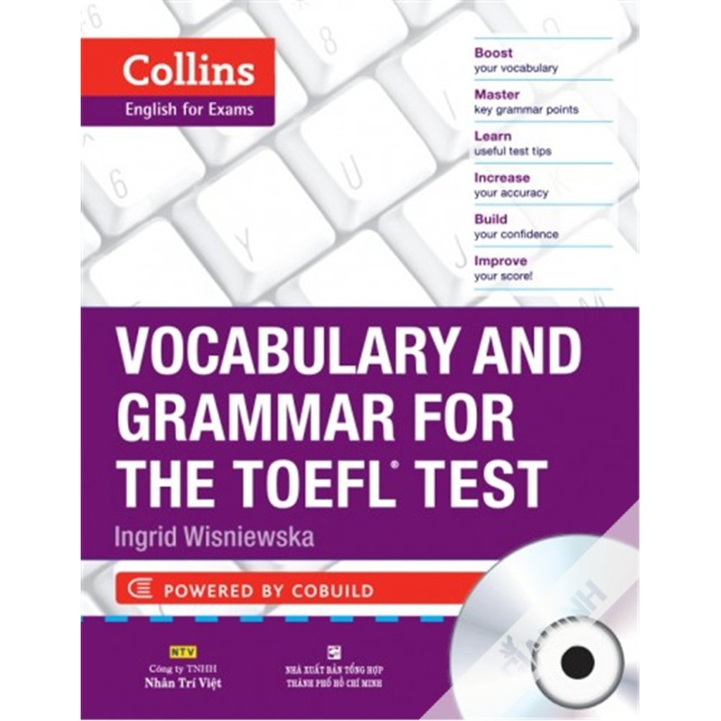 Sách - Collins Vocabulary And Grammar For The TOEFL Test (Kèm CD) - NTV
