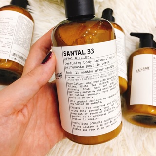 Sữa dưỡng thể+Sữa Tắm cao cấp Le Labo Santal 33 (Chính Hãng) 237ml