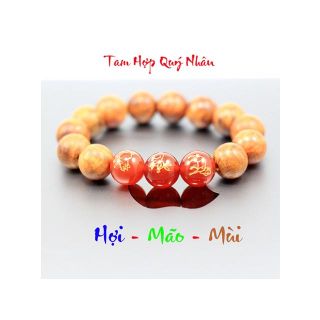 Vòng Tam Hợp Hợi - Mão - Mùi - Gỗ Huyết Long