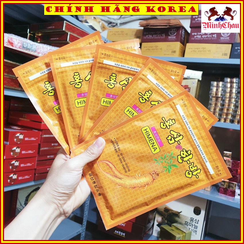 Cao Dán Hồng Sâm Hàn Quốc, Túi 20 miếng, minhchau