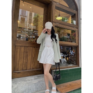 Áo Blazer dài tay up độn vai