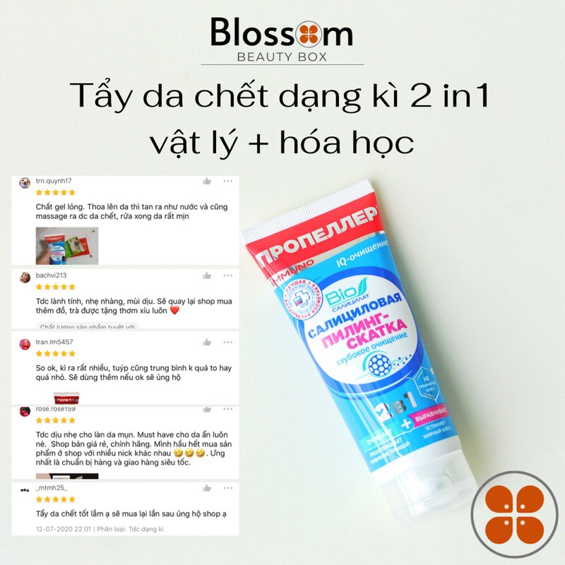 Tẩy da chết dạng kì Propeller cho da dầu mụn 100ML