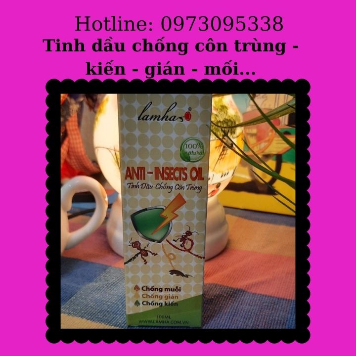 Tinh dầu chống côn trùng 100ml Lam Hà