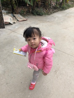 Áo phao next dư xịn bé gái