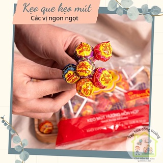 1 chiếc Kẹo mút Chupa Chups hương trái cây nho cam dâu coca cola cây kẹo chupachup que kẹo chuppa chups ngọt thơm ngon