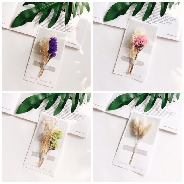 THIỆP HANDMADE GẮN HOA KHÔ THIỆP DECOR THIỆP QUÀ SINH NHẬT DỊP LỄ